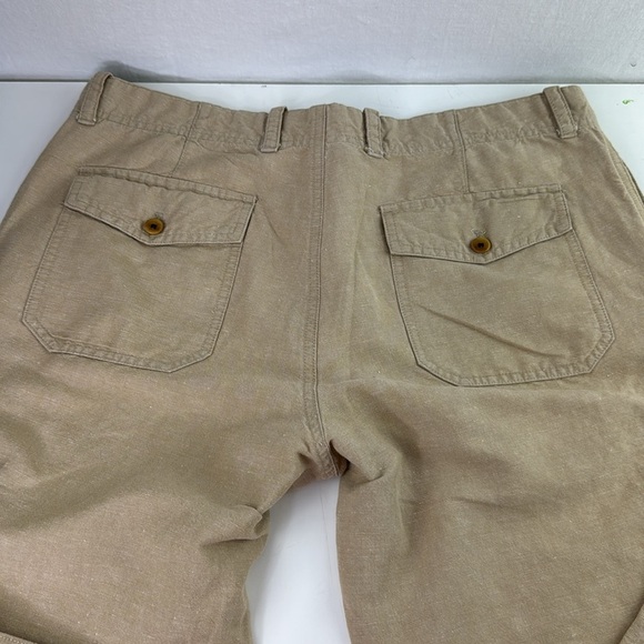 Banana Republic Women's Relaxed Fit Linen Blend Casual Pants - Picture 14 of 15